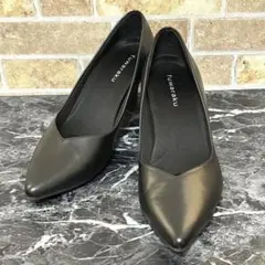 【2093】✨美品✨フワラク　パンプス　ブラック