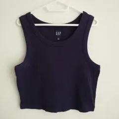 GAP リブタンクトップ ネイビー Mサイズのサムネイル