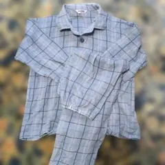 GUNZE チェック柄 パジャマ Mサイズ