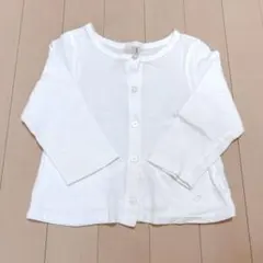 petit main 冷感　カーディガン　ホワイト　100