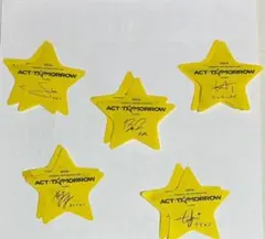 ACT:TOMORROW 落下物 星 全員分×2枚ずつ