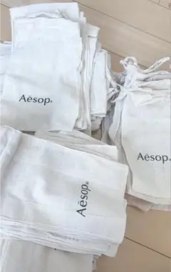 イソップ　巾着　15x24cmぐらい 100枚 イソップ 巾着 15x24cmぐらい 100枚 - メルカリ
