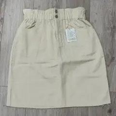 RETRO GIRL デニムミニスカート アイボリー Fのサムネイル