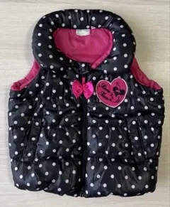 Disney ミニー ダウンベスト 90cm