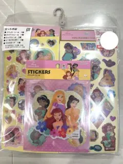ディズニープリンセス シール帳セット