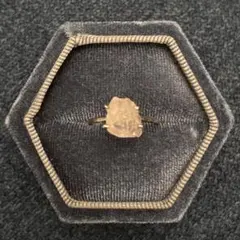 Bijumam ビジュマム ラフカットシルバーリング モルガナイト