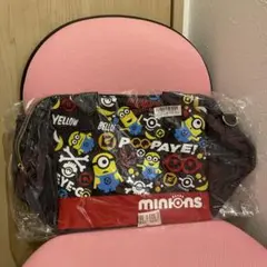 ショルダーバッグ ハンドバッグ 2wey ミニオンズ デニム風 がま口 バッグ