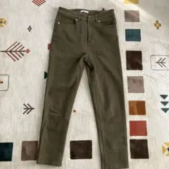 スキニー 裏起毛