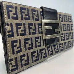 ヴィンテージ✨️FENDI マンマ ズッカ 長財布 ダブルホック - メルカリ