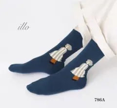 靴下　French Bull カップルソックス レディース　ネイビー　かわいい