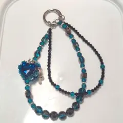 スマホストラップ ハンドメイド プラビーズ
