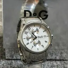 D&G TIME ドルチェ&ガッバーナ クロノグラフ 腕時計 ホワイト　ドルガバのサムネイル