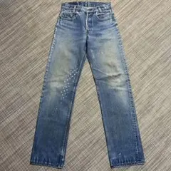 80s usa製 Levi’s 501 W27L32 加工デニム ブルージーンズ