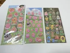 【☺︎様専用】クーリア　こびとづかん　ぷっくりシール　光るシール　３点セット