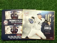 西武ライオンズ2025 トレーディングミニ色紙 先隅田知一郎16