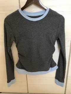 Tシャツ レディース 長袖 ボーダー カットソー トップス クルーネック