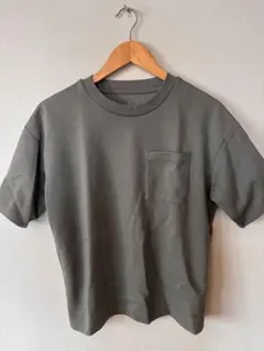 涼感ＵＶカットワイド半袖Ｔシャツ/スモーキーグリーン/カーキ