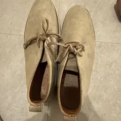 Massimo Dutti ベージュ スエード チャッカブーツ