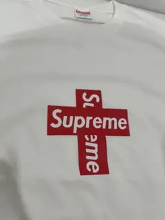 Supreme Cross Box Logo Tee（Lサイズ）ホワイト