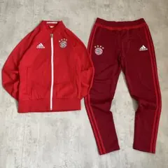 adidasアディダス　バイエルンミュンヘン　上下セットアップ　スポーツ　運動