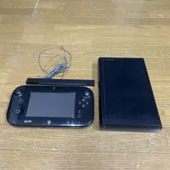 Wii U 本体　ゲームパッド　センサーバー　黒　ブラック　ジャンク