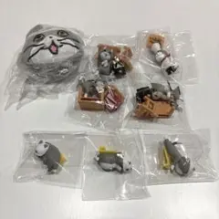 仕事猫　まとめ売り　8点　 フィギュア　キーホルダー　など