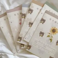 【new】 母子手帳カバー　お薬手帳カバー　乳児医療証・保険証