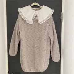 NICE CLAUP襟付き2WAYセーター