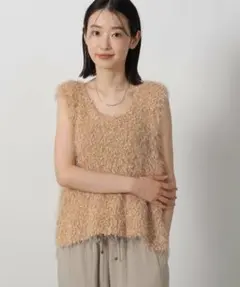LAKOLE ネップフェザーベスト