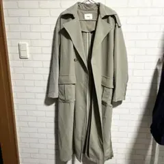 カーキ　トレンチコート　MURUA フリーサイズ