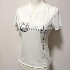未使用品 TOMMY HILFIGER 半袖 Tシャツ ラインストーン 白 ロゴのサムネイル