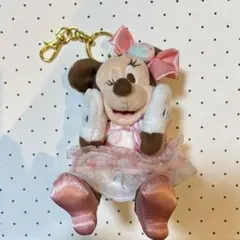ディズニーストア ミニー ストロベリー いちご ぬいぐるみキーホルダー