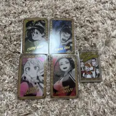 ヒロアカ展　パブミラー風アクリルステッカー　クリアカード　セット