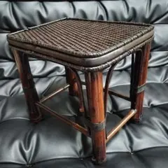 竹細工 花台 アンティーク 骨董 古美術