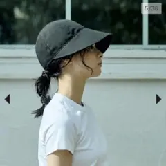 〈美品、使用1回〉SUN BARRIER 100 ワイドキャップ ワイドキャップ｜完全遮光帽子｜サンバリア100 | 完全遮光日傘