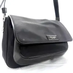 美品✨ kate spade ショルダーバッグ 肩掛け ナイロン ブラック