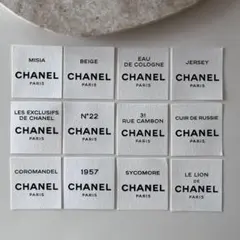 シャネル　香水　カード　紙