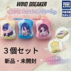 WIND BREAKER　ちるたいむ クッションチャーム　３個セット　ガチャ