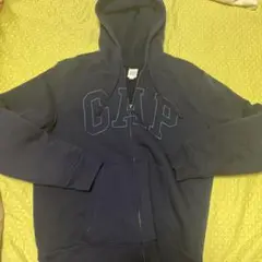 GAP ネイビー ジップアップパーカー