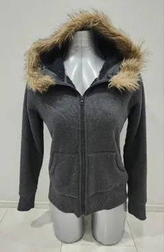 y2k ギャル グランジ フェアリーグランジ ファー ボア パーカー