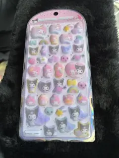 コ*9様 コットンパフィシール サンリオ マイメロ クロミ COTTON PUF