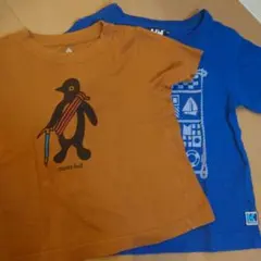 mont-bell ペンギンTシャツとHH 青Tシャツセット　半袖キッズ100㌢