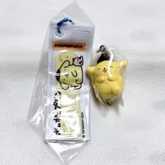 新品未使用　サンリオ　つまんでつなげてますこっと　ばんそうこうキーホルダー　ポム