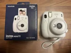 FUJIFILM instax mini11 本体 アイスホワイト フィルム付き
