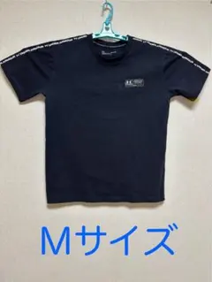【UNDER ARMOUR】ブラックロゴTシャツ Mサイズ・厚手生地