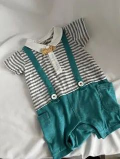 petit main ボーダー ロンパース 70cmのサムネイル