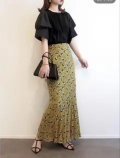 ROPE' PICNIC マーメイドスカート ロング丈 ウエストゴム使用 38