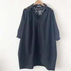 BLUE STRIVE ブラック 七分袖 3Lサイズ