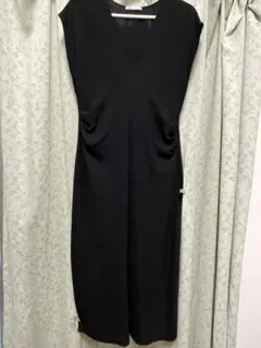 ZARA ブラック ノースリーブワンピース S✨