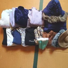 秋冬　キッズ用アウターとトップスセット